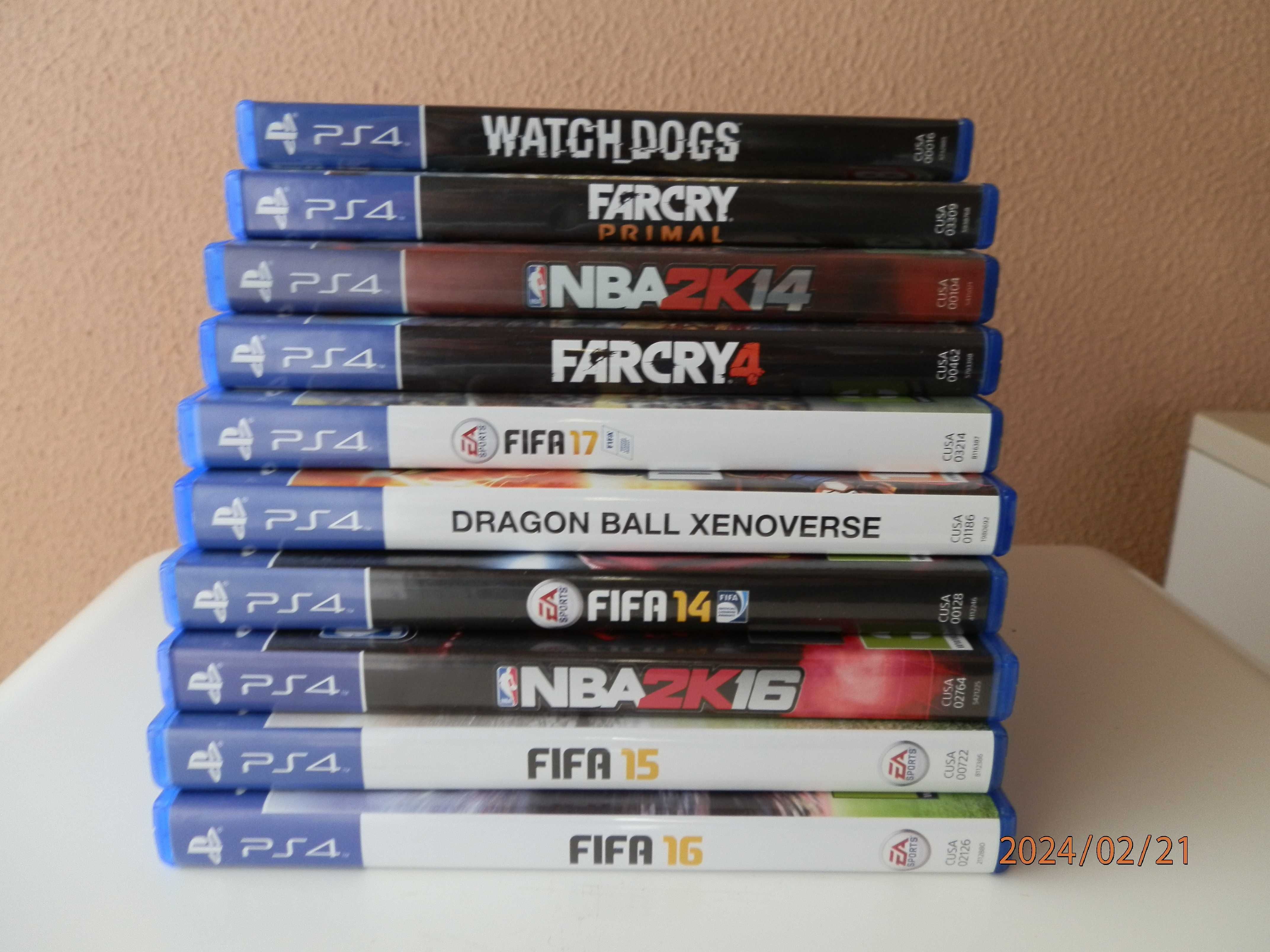 Lote de 10  Videojogos  para PS4