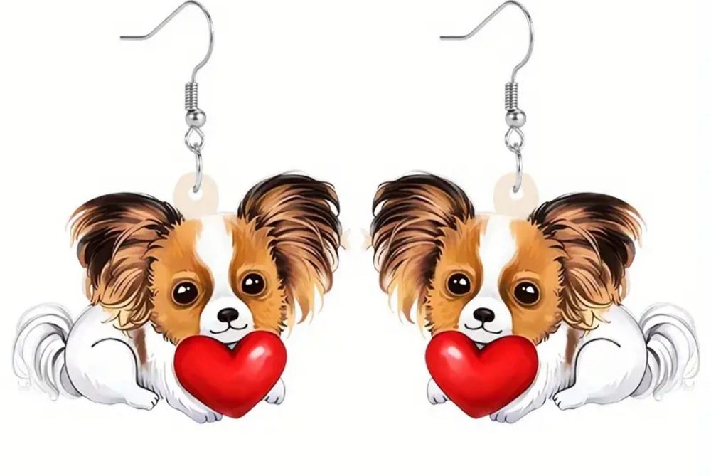 Dwustronne kolczyki z akrylu