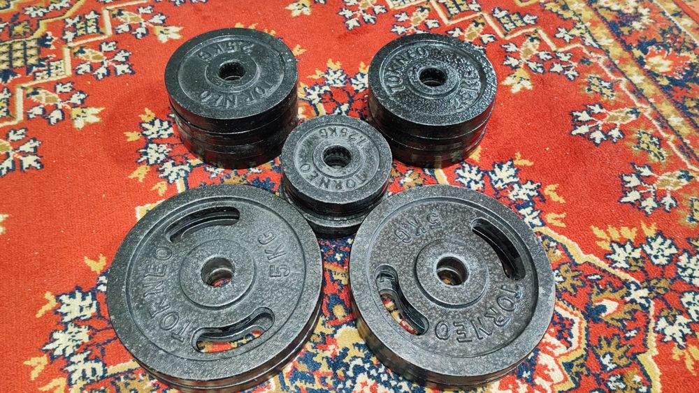 Гантели металлические наборные TORNEO