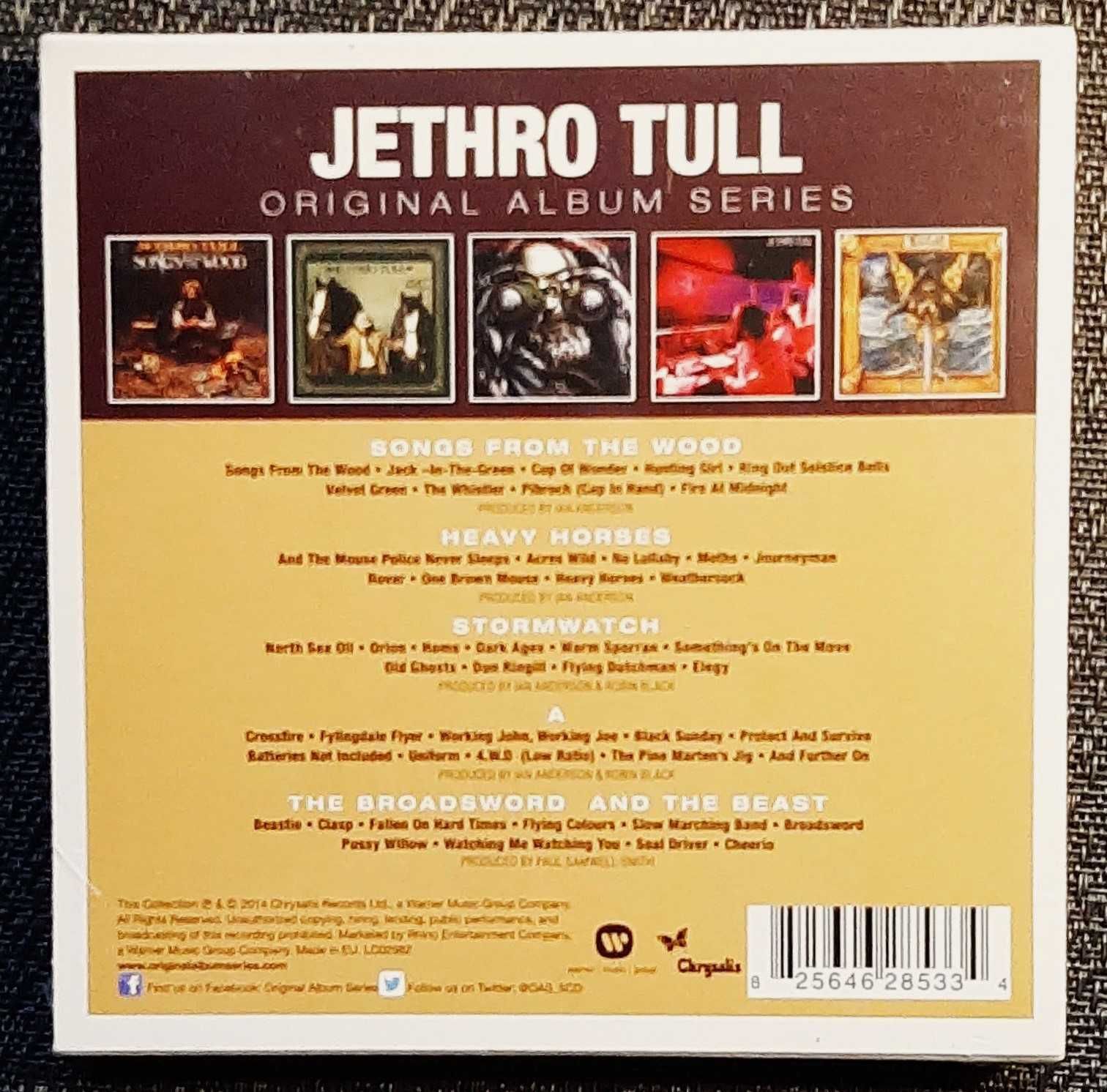 Polecam Znakomity Zestaw 5 płyt CD JETHRO TULL -Limitowana Edycja