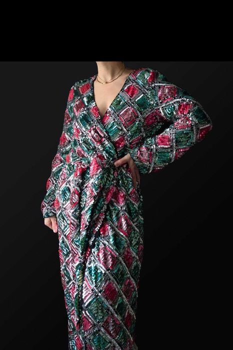 Неймовірно розкішна сукня оздоблена лелітками ASOS плюс сайз 52-54 XXL