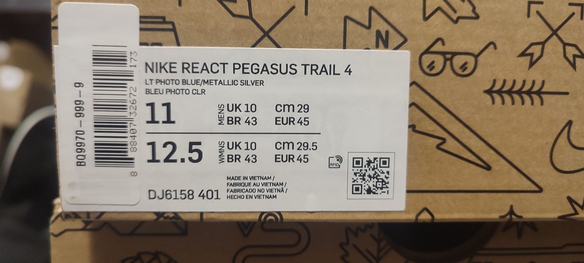 Nike react Pegasus trial 4 EUR 45 29cm