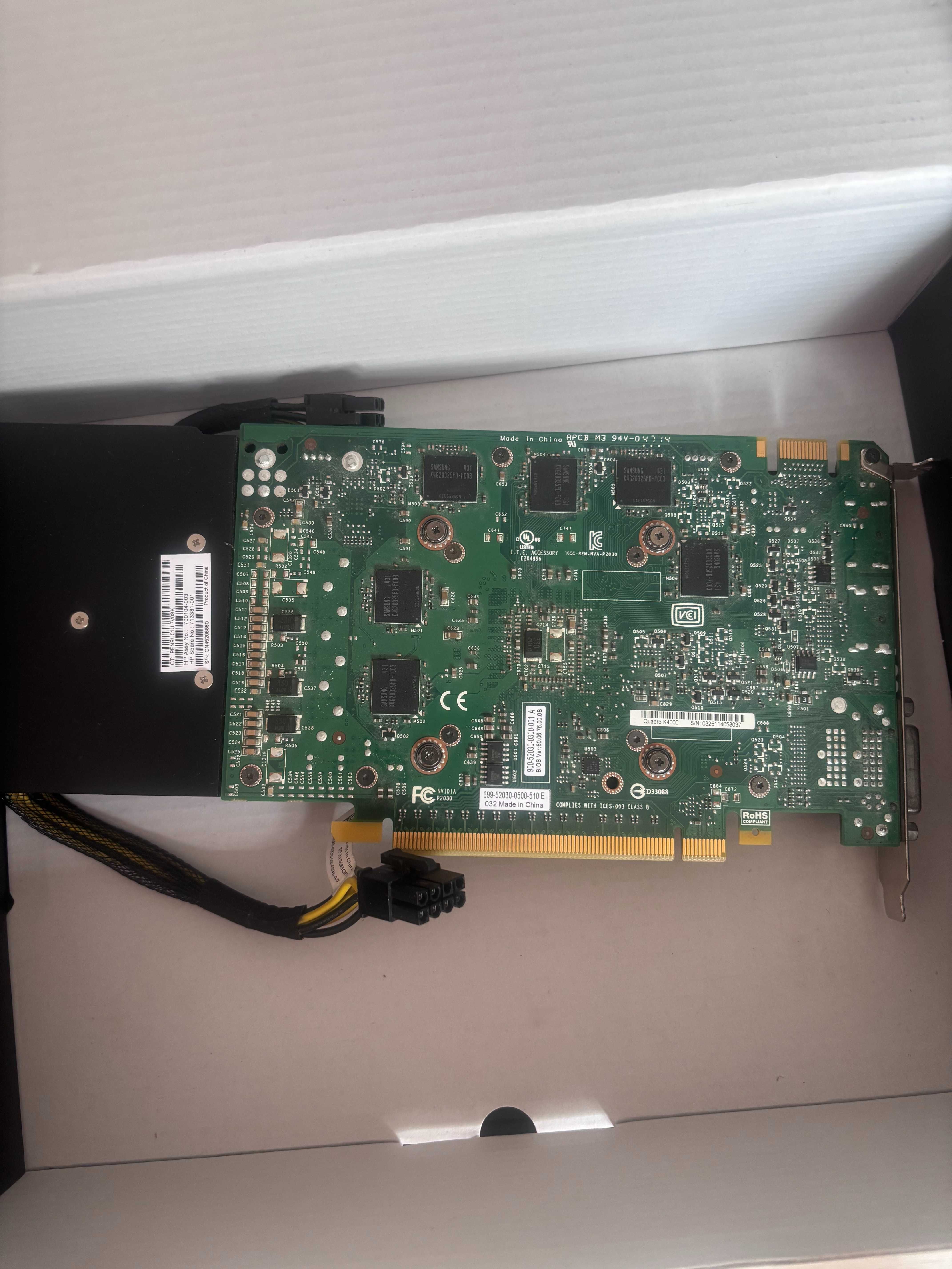 karta graficzna NVIDIA QUADRO K4000 3GB GDDR5