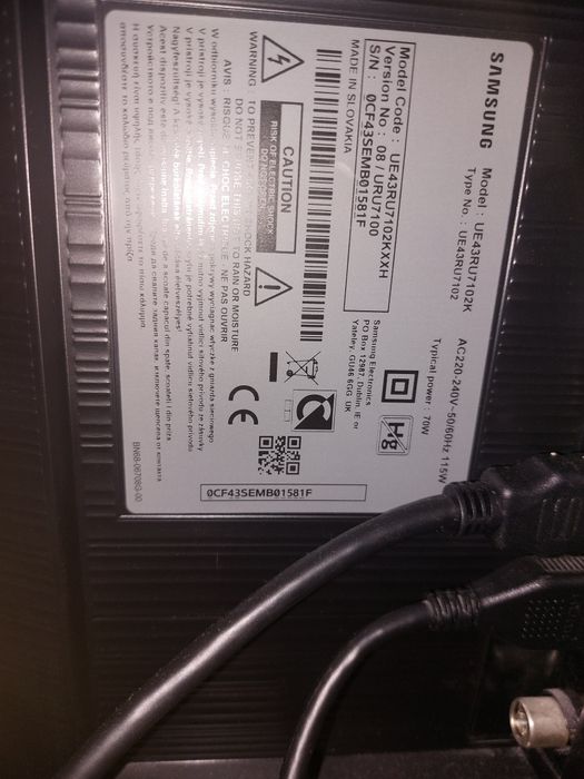Telewizor samsung 43 cale, smart tv 4k ultra HD