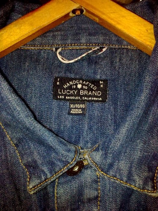 Оригинальная джинсовая куртка Lucky Brand Los Angeles California