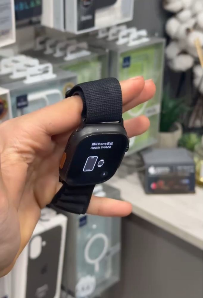 Apple watch Ultra 2 49mm black titanium.