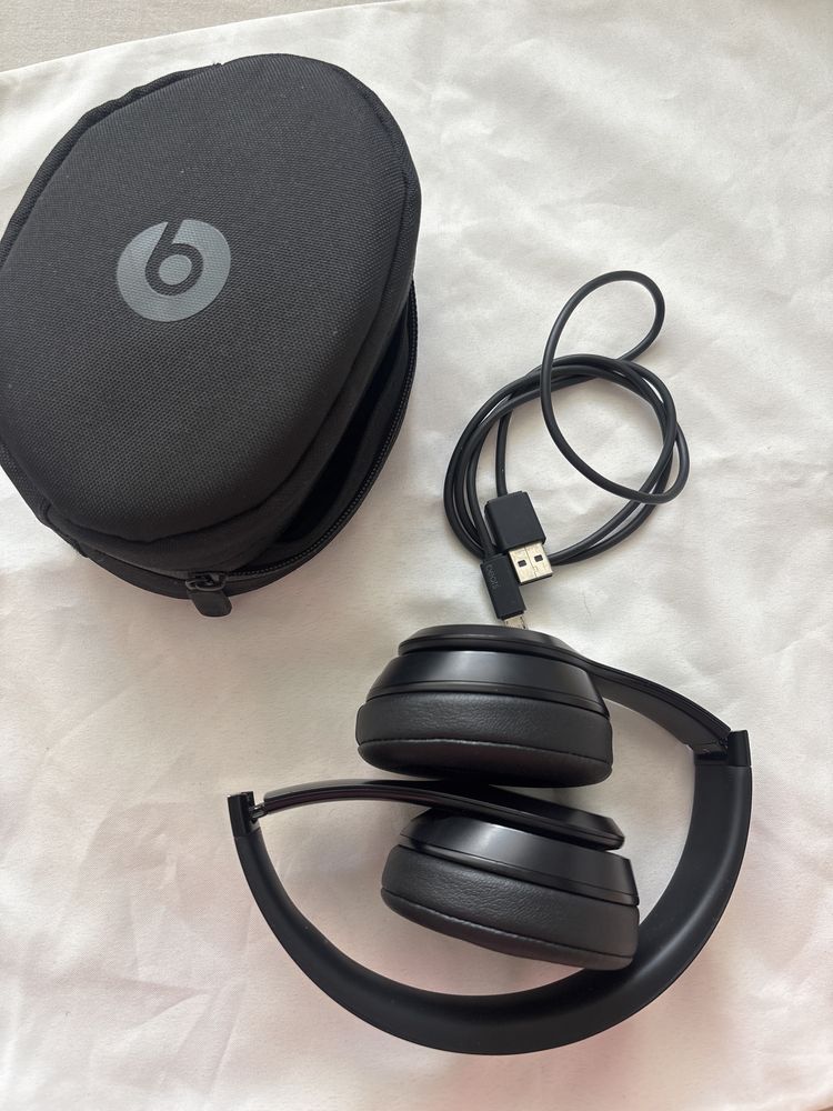 Beats Solo3 Wireless – jak nowe! | Etui + kabel