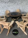 Садове крісло. Кострова чаша. Крісло адірондак. Лежак з модрини.