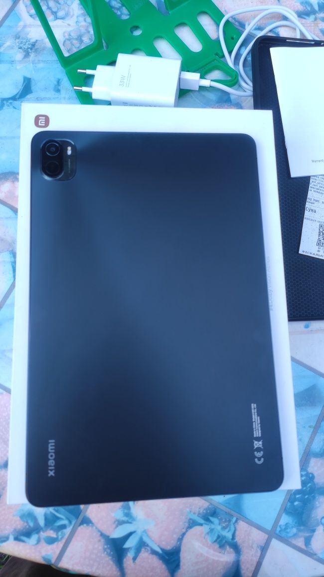 Xiaomi Pad 5 6/128 Зарядка 33W Чехол Планшет