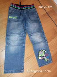 Spodnie  niebieskie dżinsowe, chłopięce 110-116 cm,  5-6 lat Toy Story