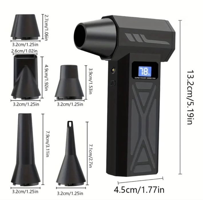 турбовий вентилятор. з 4 швидкостями