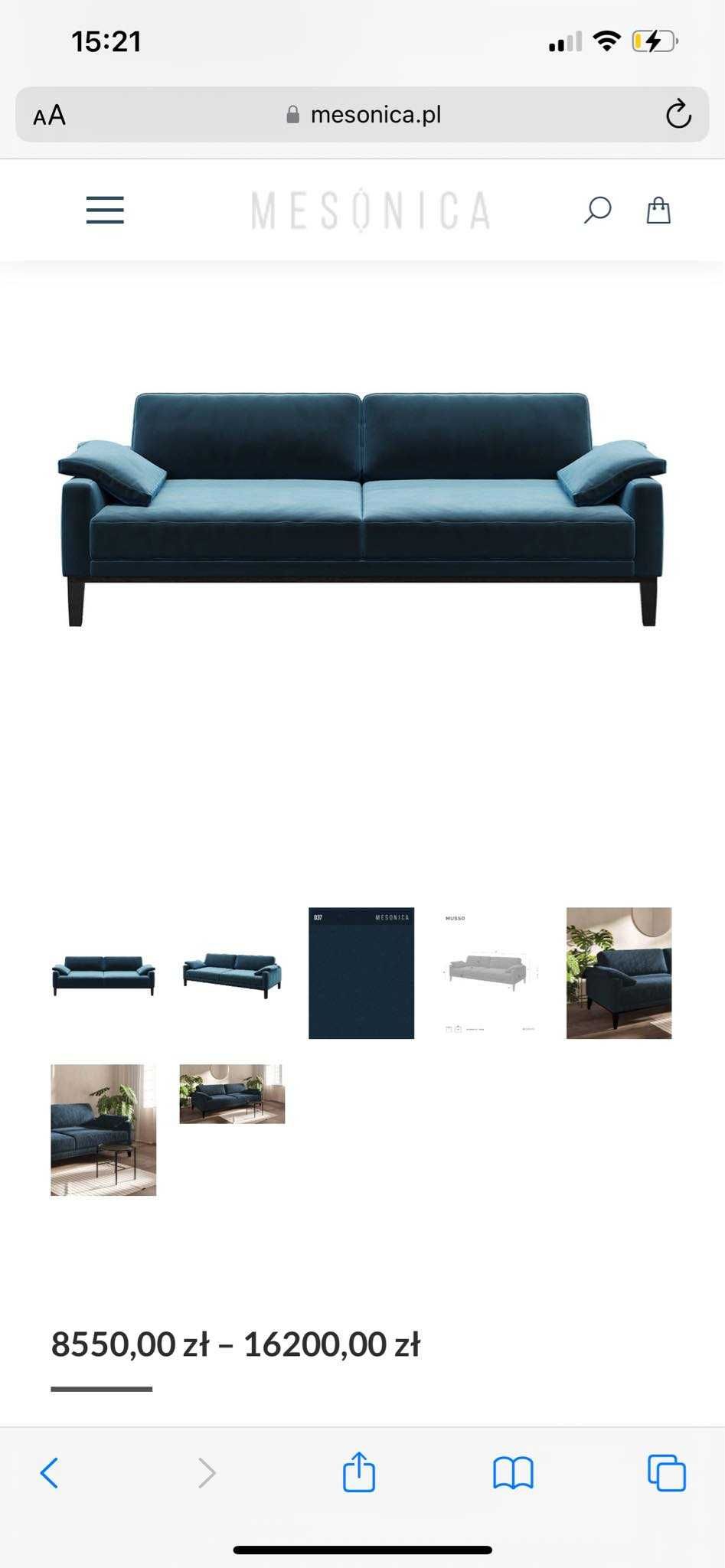 kanapa sofa Mesonica 3-osobowa