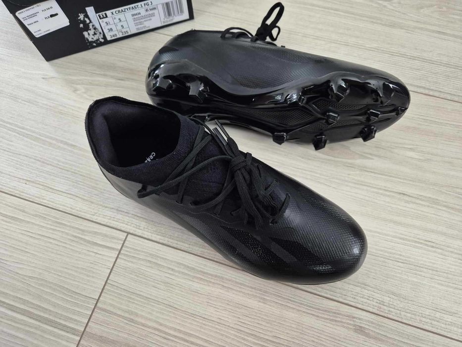 Profesjonalne buty piłkarskie korki adidas X Crazyfast.1 FG rozmiar 38