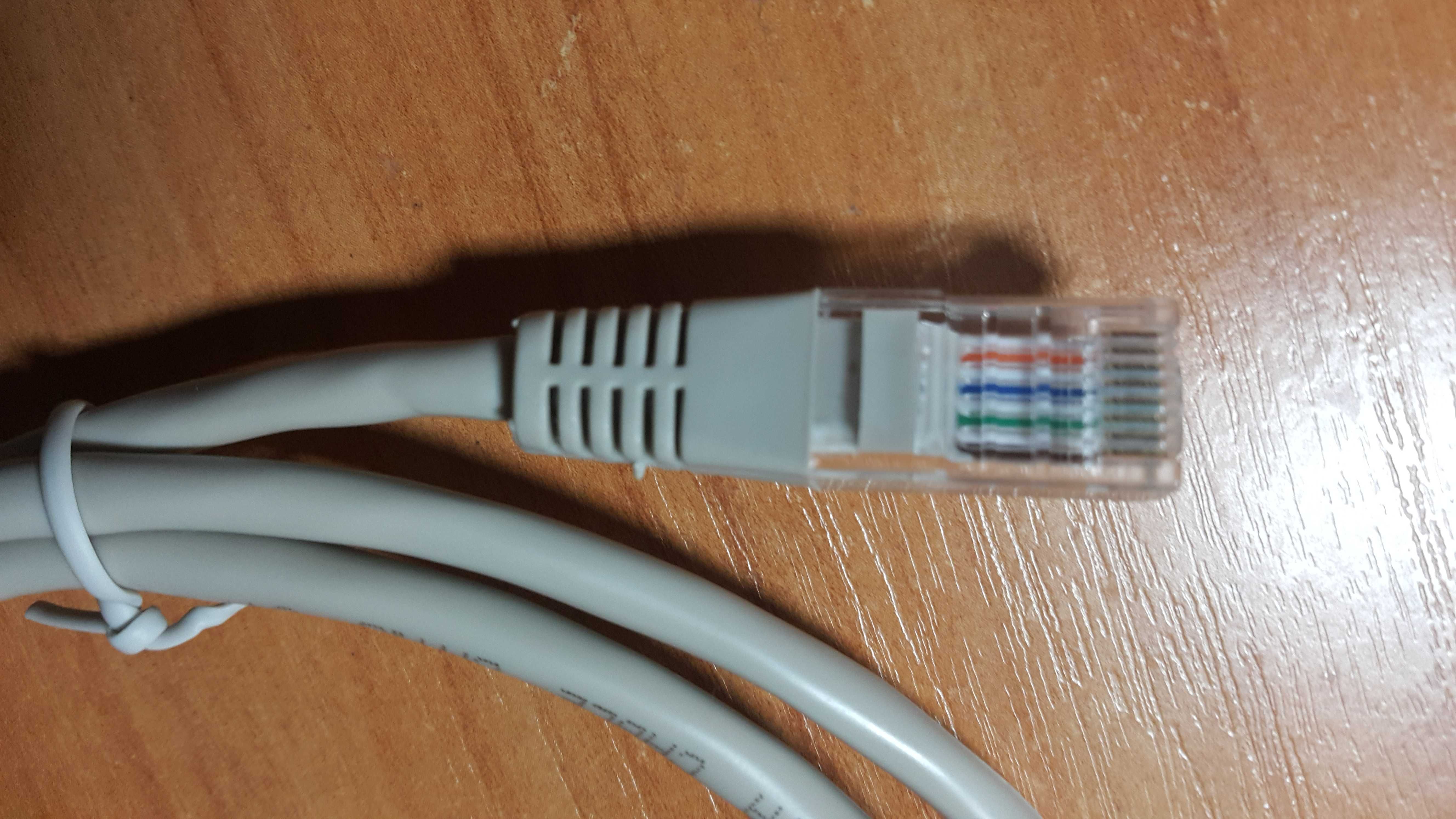 Патч-корд литий UTP Cat.5 для Wi-Fi роутера, маршрутизатора 1.2м 1шт.