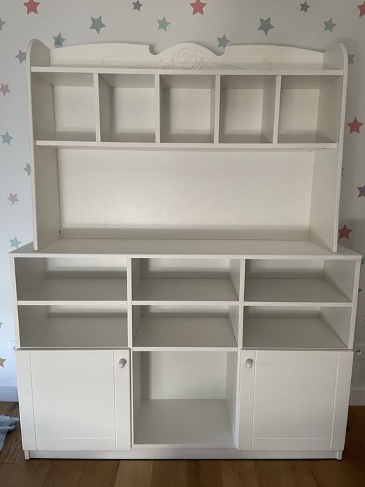 Meblik komoda z nadstawka Bianco flori