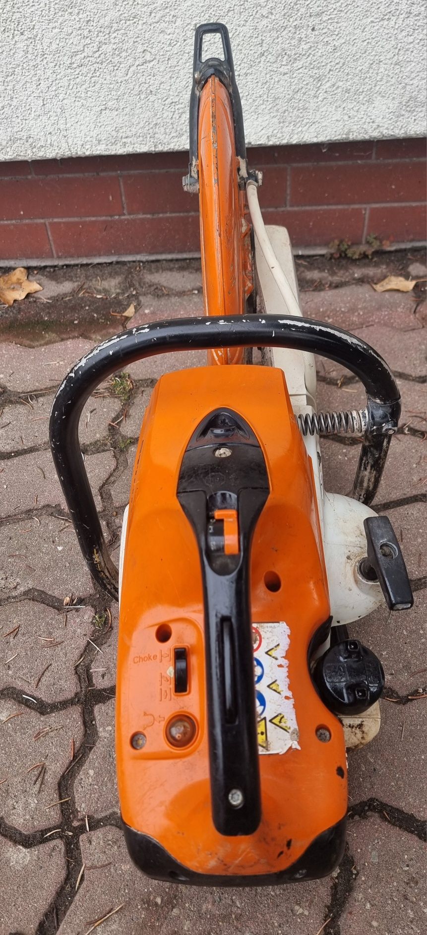 STIHL TS 420 przecinarka do stali i betonu Nowa Tarcza gotowa do pracy