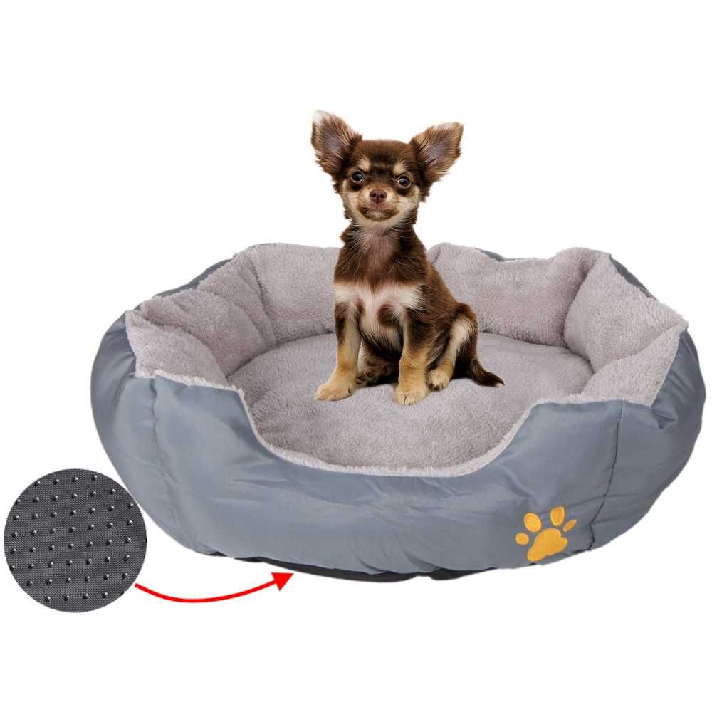 Miękkie Pluszowe LEGOWISKO dla PIESKA PSA KOTA Antislip 90x80cm