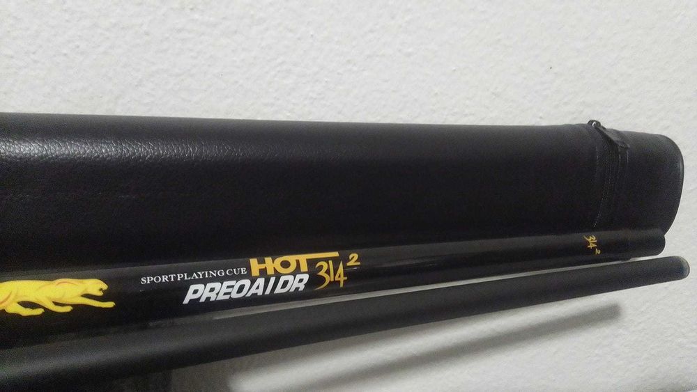 Taco de Bilhar PREOAIDR 314-2 com Estojo – Profissional, 2 Peças