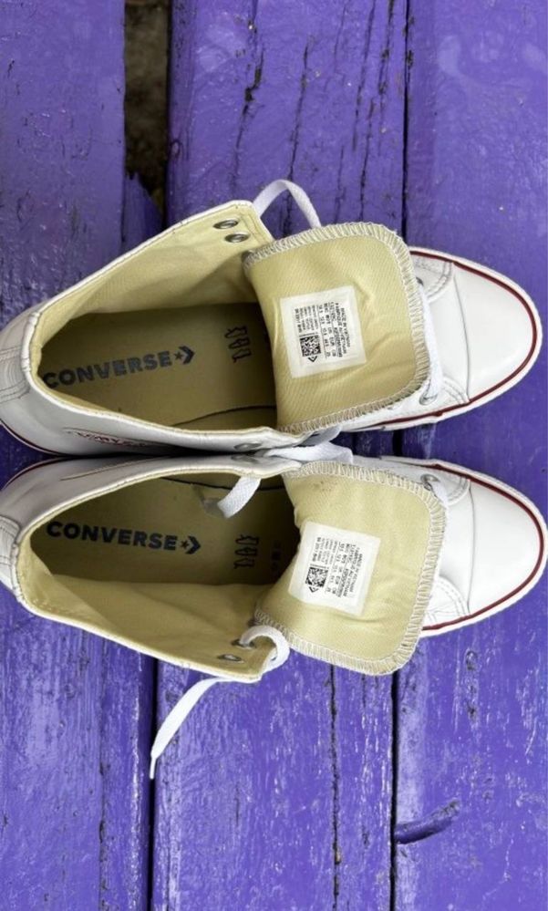 Чоловічі Converse Chuck Hi leather оригінал