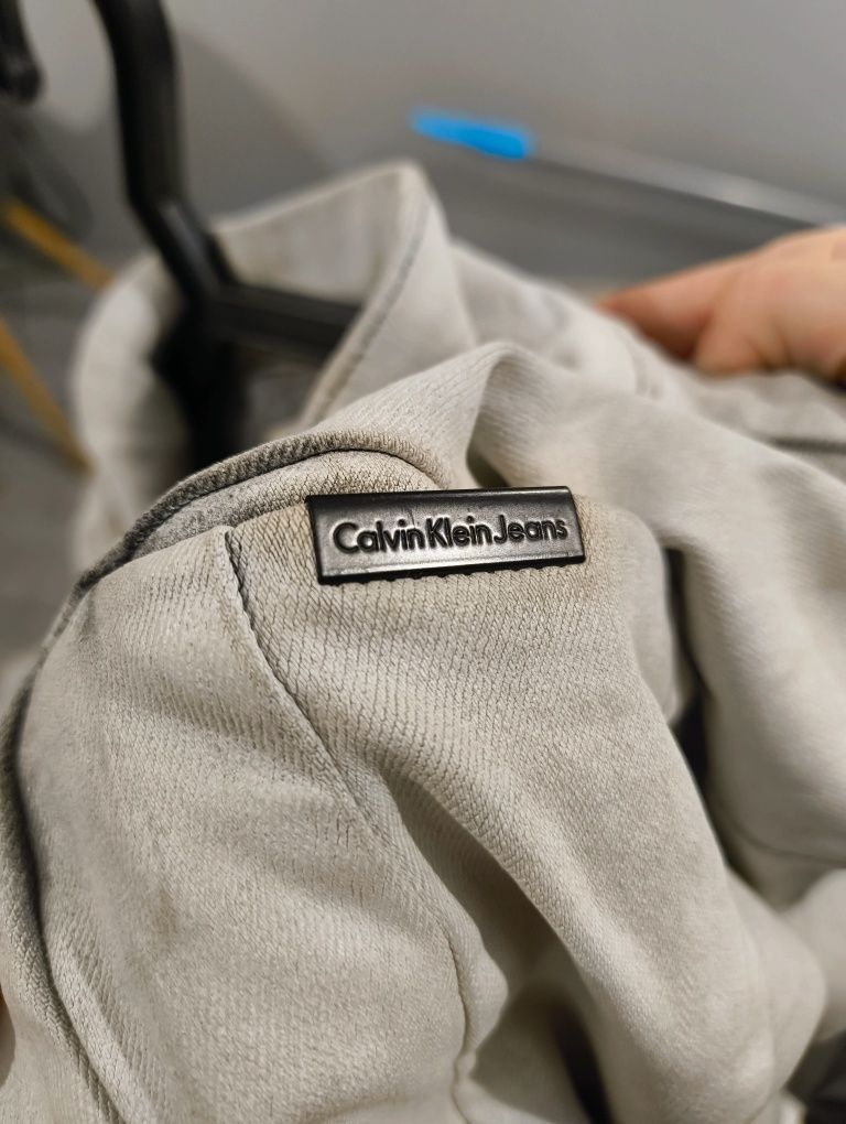 Kurtka Jeansowa Calvin Klein Jeans Rozmiar S SZARA
