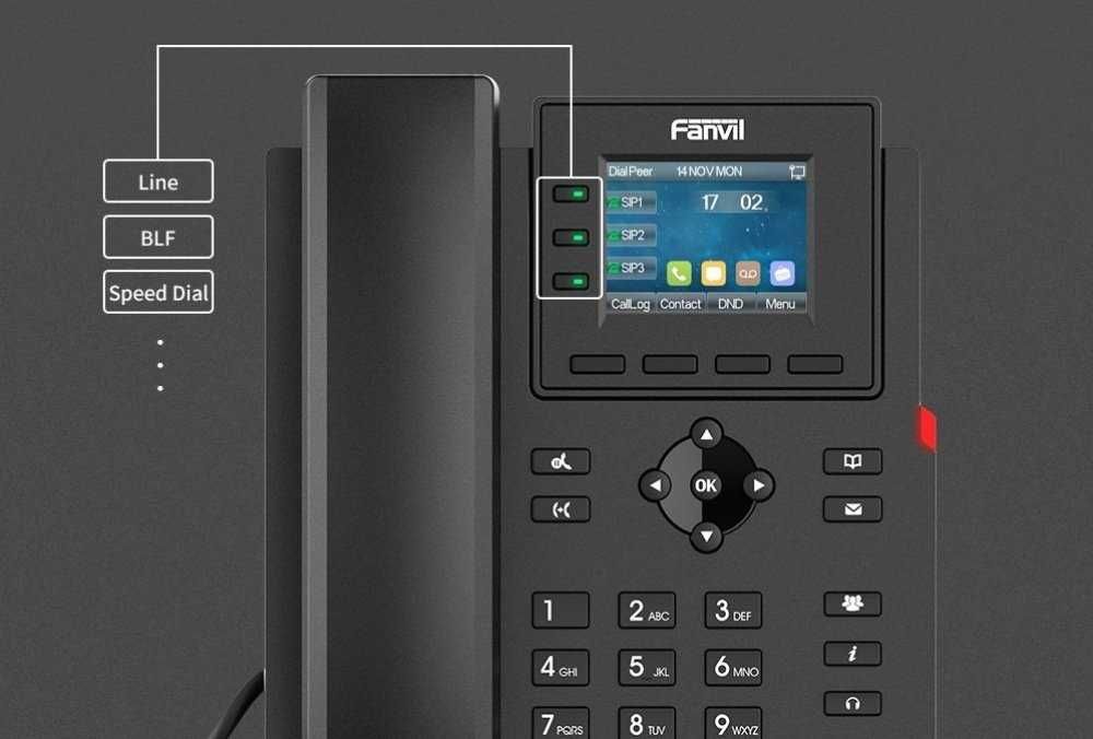 Телефон АЙПІ IP SIP-телефон Фанвіл Fanvil X303G Enterprise