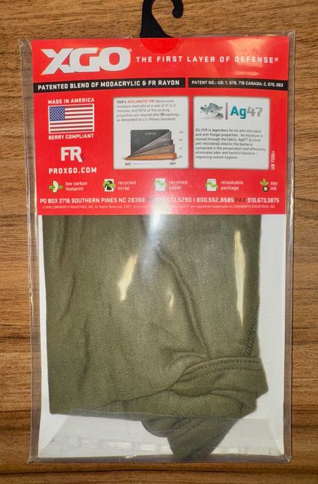 Kominiarka PRO XGO Midweight FR Balaclava (FR2) Ranger Green
