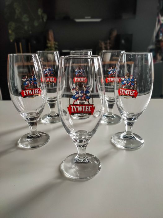 Pokale - Zestaw oryginalnych kufli Żywiec 6 szt.