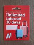 Karta SIM starter A1 Chorwacja internet no limit +100 min/SMS na 10dni