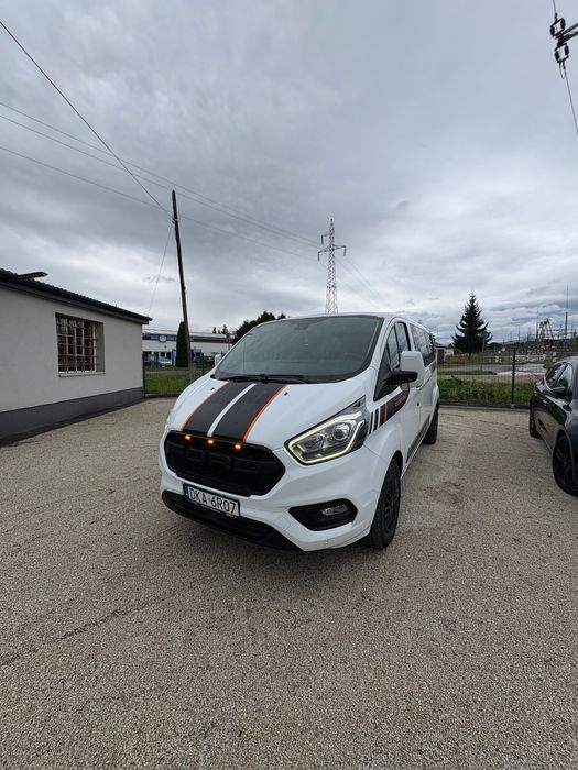 Ford transit custom 8 osobowy, laweta