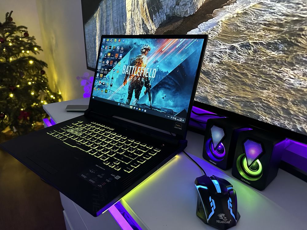 Ноутбук Игровой Как Новый ASUS Rog STRIX + Комплект Девайсов