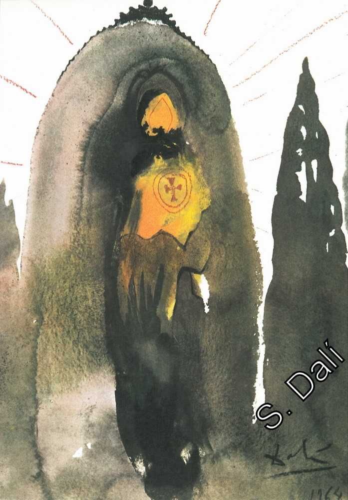 Salvador DALI - BIBLIA - OGRÓD - 1972 r.