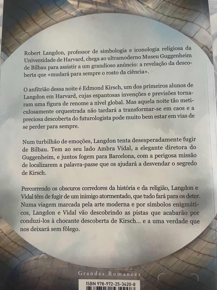 Livro Origem Dan Brown