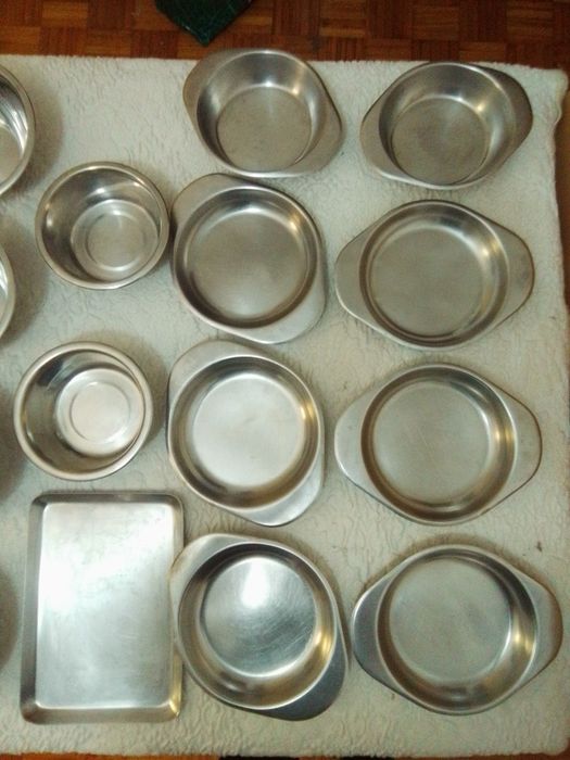 Loiças em inox de campismo