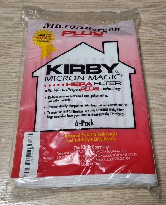 Оригінальні мішки Kirby для пилососів Кирби моделей Sentria, Avalir