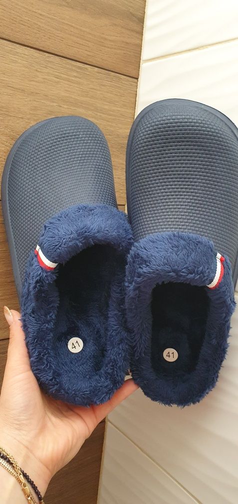 Nowe klapki laczki 41 krokodylki a'la crocs ocieplane bez dziurek