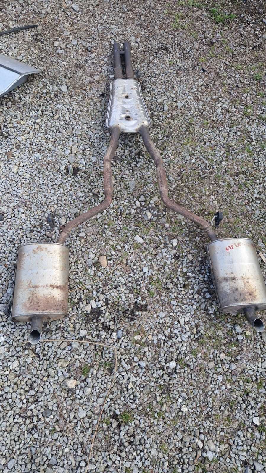 BMW E38 728i tłumik wydech układ wydechowy