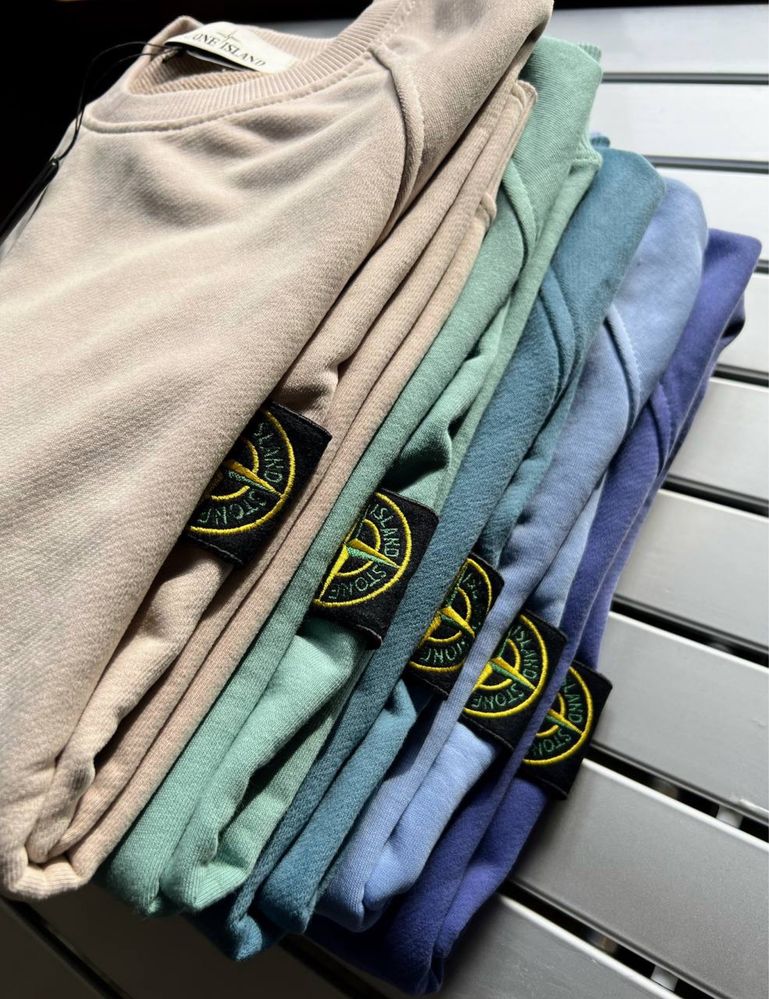 Світшот Stone Island синьо-фіолетовий | Стон Айленд | Свитшот Стон