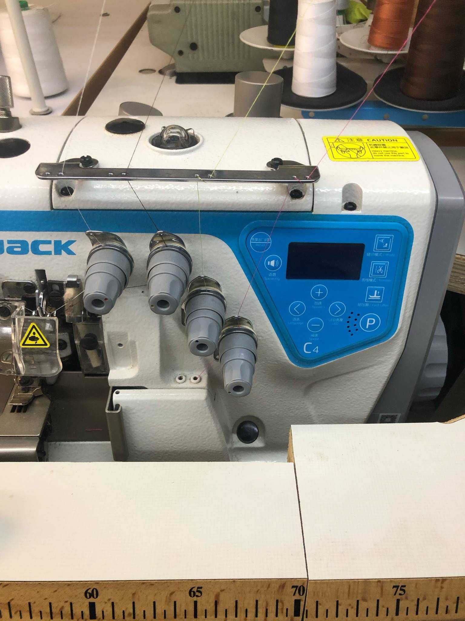 overlock jack c4-4 automat servo 230v 4-nitkowy
