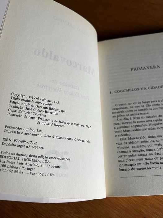 MARCOVALDO     Italo Calvino