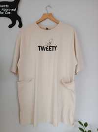 sukienka t-shirt oversize Tweety