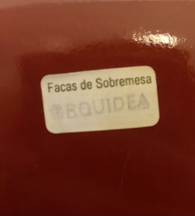 Faqueiro completo de 12 peças - Topázio de Ferreira Marques