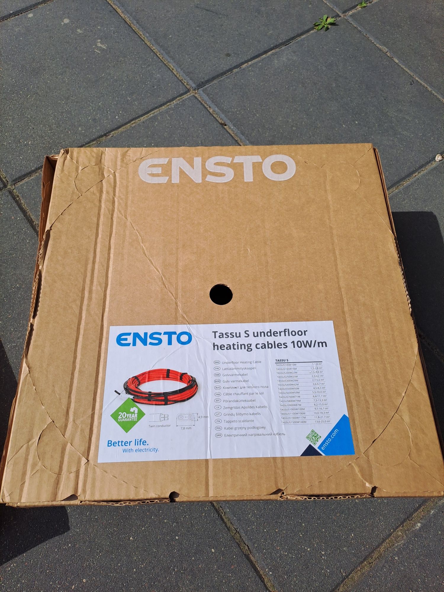 Kabel ensto 500w 50m 4.5-8,3m2