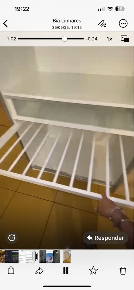 Guarda roupa usado, praticamente novo