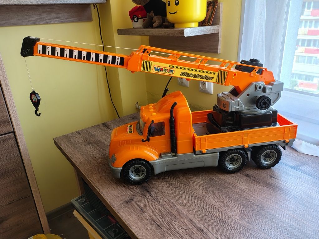 Zestaw 3 pojazdów budowlanych Wader + gratis