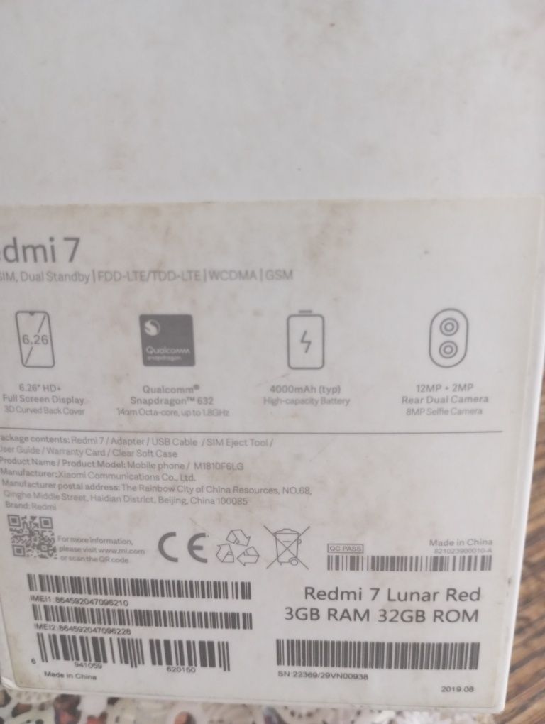 Продам Redmi 7 3/32
