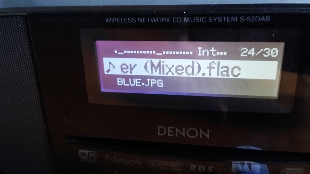 Басовитый! Denon S-52DAB стерео сетевой плеер CD USB FLAC WiFi AM/FM