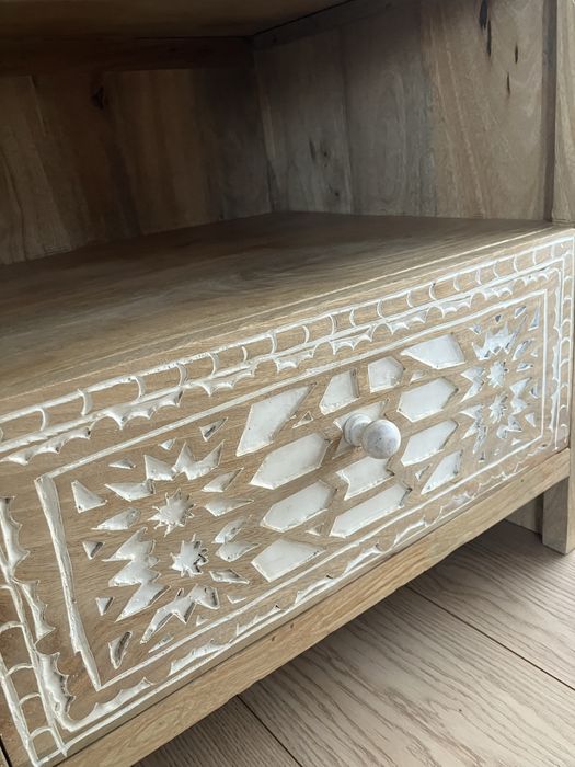 Szafka RTV drewno mango kolonialna, indyjska