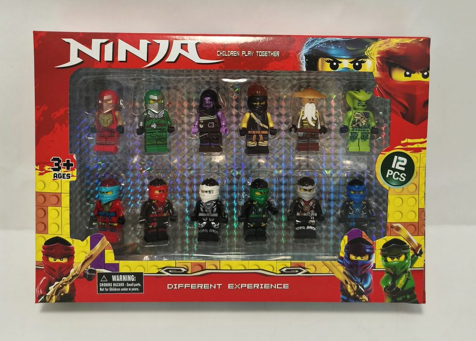 Figurki Ninja 12 sztukn