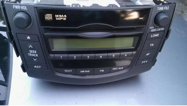 Radio toyota rav4 zmieniarka 6 płyt MP3 japan 53831 stan idealny