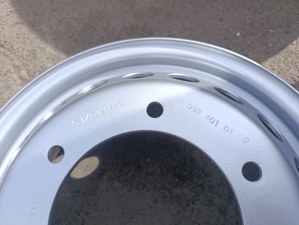 Бу диски стальні r16 6*205 спарка MAN Vw Crafter Mercedes Sprinter